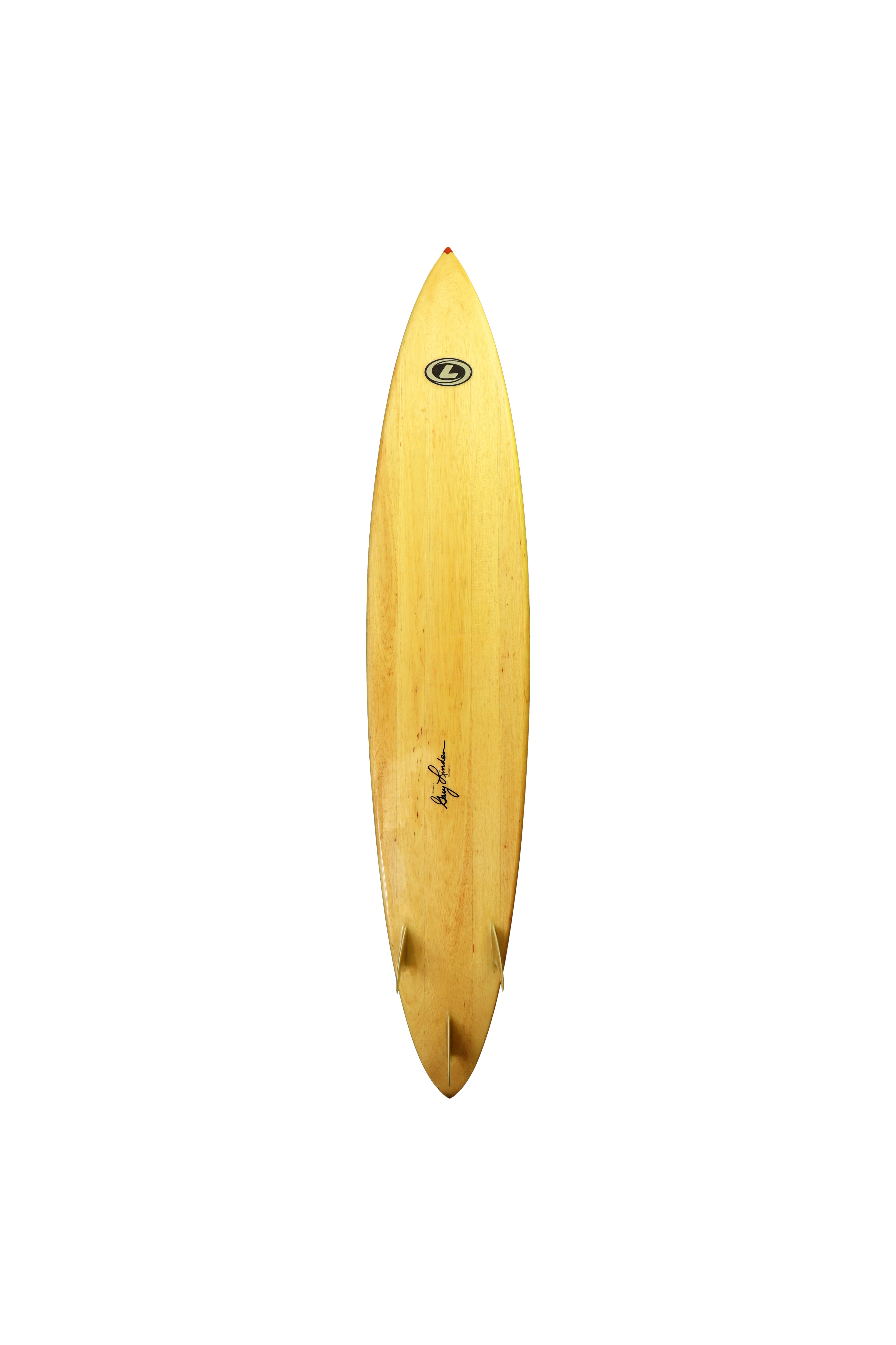 Gun — 8'9" — Balsa — 3 fin Glassed On