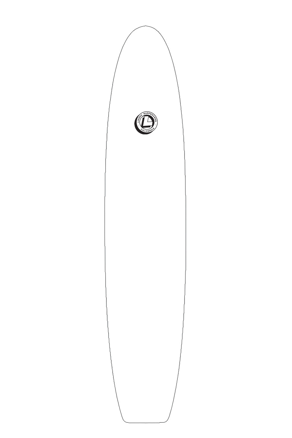 Model 'Chips and Salsa' Longboard — Custom Shape Surfboard — Polyurethane or Agave