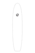 Model 'Chips and Salsa' Longboard — Custom Shape Surfboard — Polyurethane or Agave