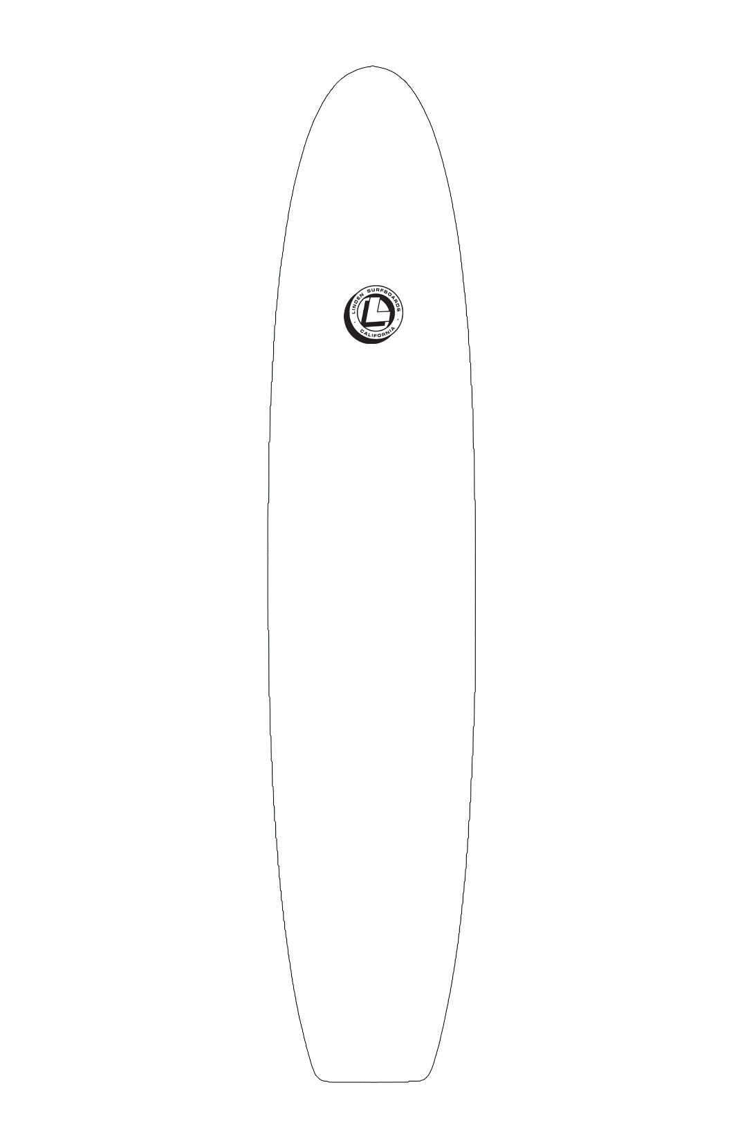 Model 'Chips and Salsa' Longboard — Custom Shape Surfboard — Polyurethane or Agave