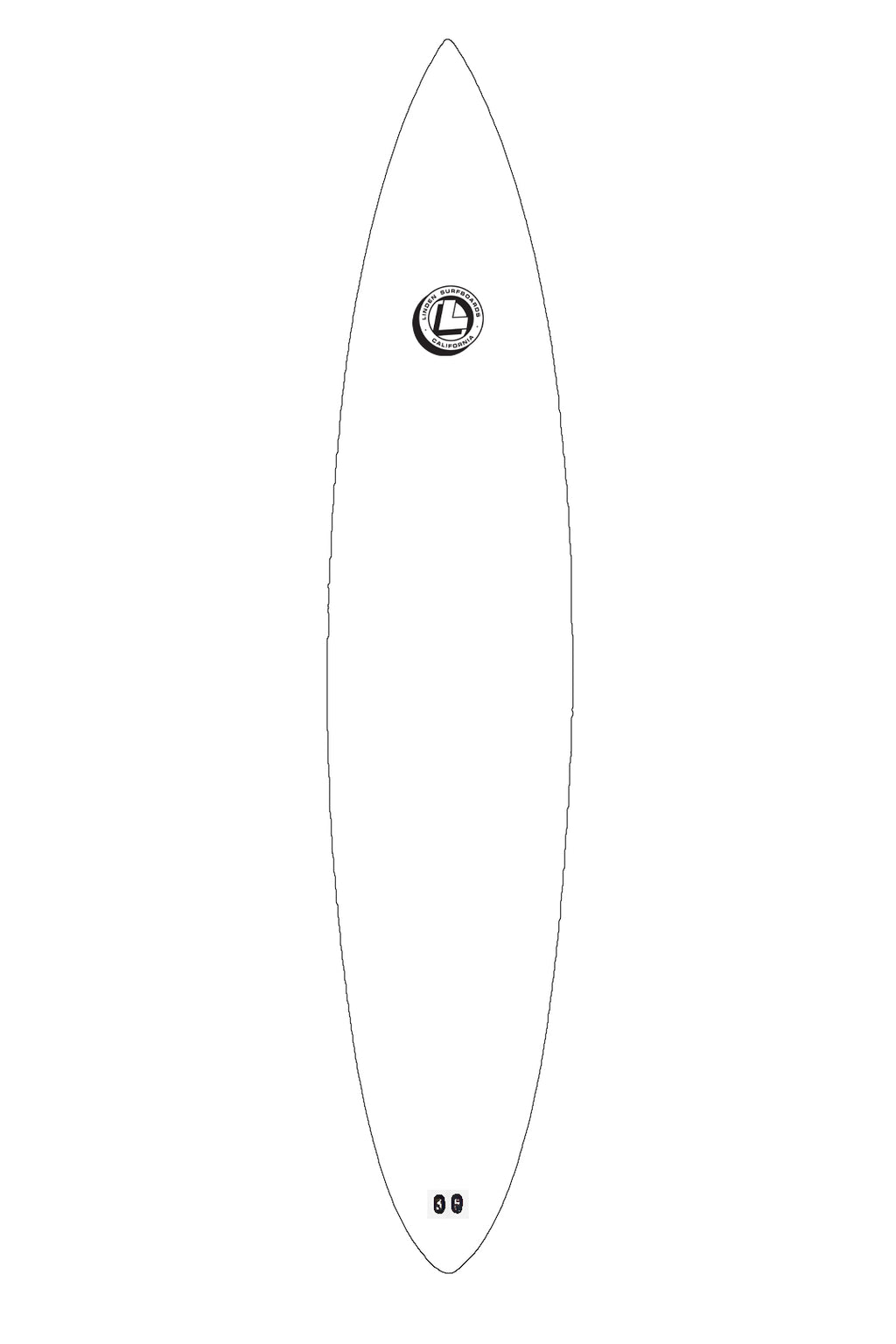 Model 'Oaxaca' — Custom Shape Surfboard — Polyurethane or Agave