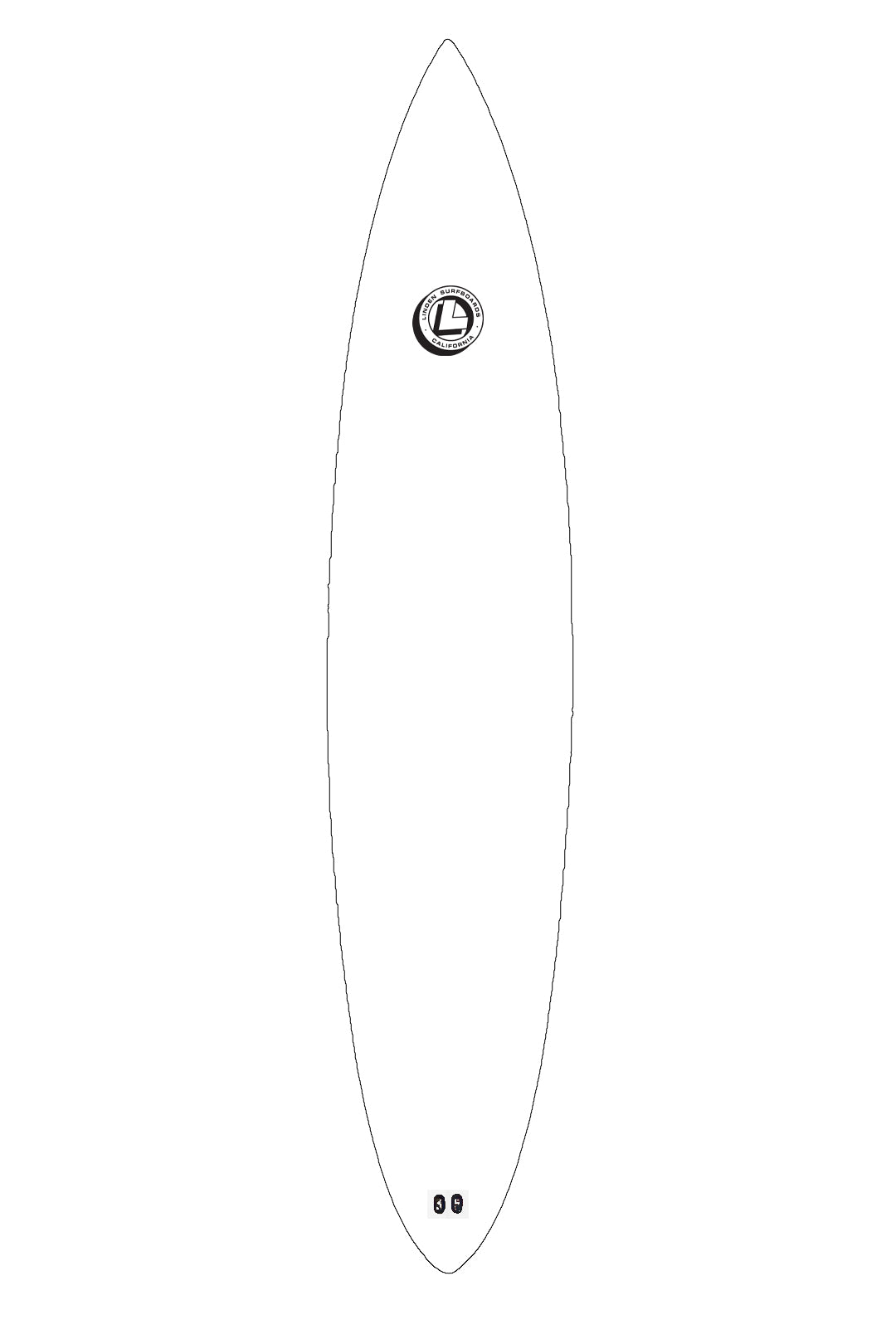 Model 'Oaxaca' — Custom Shape Surfboard — Polyurethane or Agave